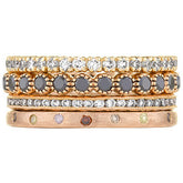 Mariposa Stackable Blush Diamond Stack Ring Set