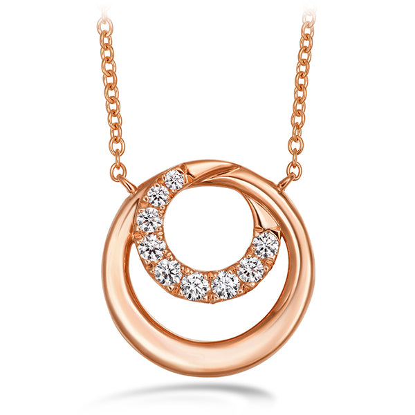 Hearts On Fire Optima Circle Diamond Pendant Necklace