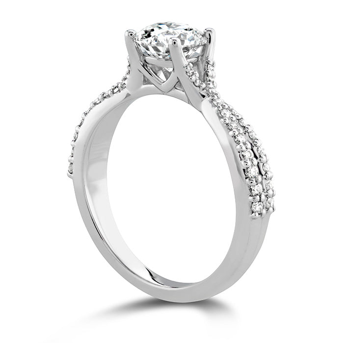 Hearts On Fire Simply Bridal Diamond Intensive Twist Engagement Ring