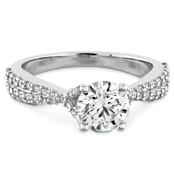 Hearts On Fire Simply Bridal Diamond Intensive Twist Engagement Ring