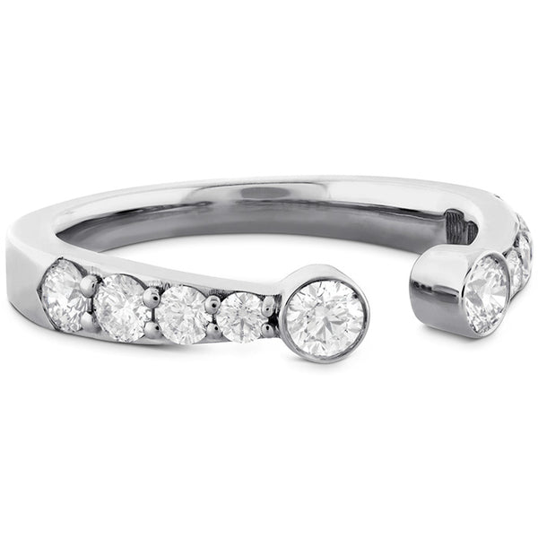 Hearts On Fire Triplicity Open Bezel Diamond Band